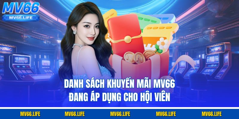 Danh sách khuyến mãi MV66 đang áp dụng cho hội viên